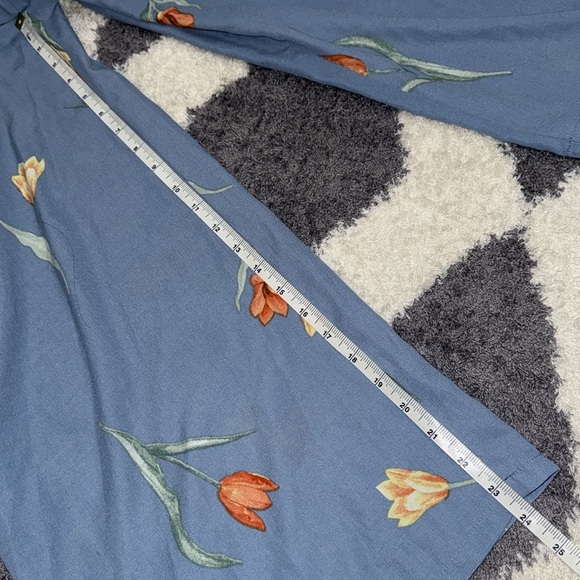 Lush Floral Blue jumpsuit size xs - Picture 7 of 12